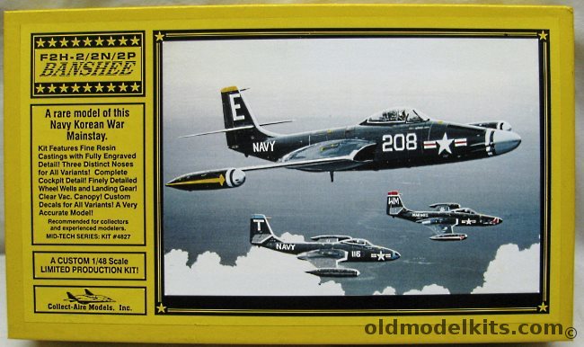 Collect-Aire 1/48 F2H-2 / F2H-2N / F2H-2P Banshee, 4827 plastic model kit
